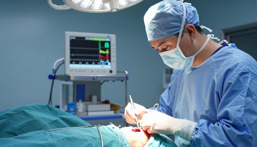 techniki zabiegowe operacji migdałków